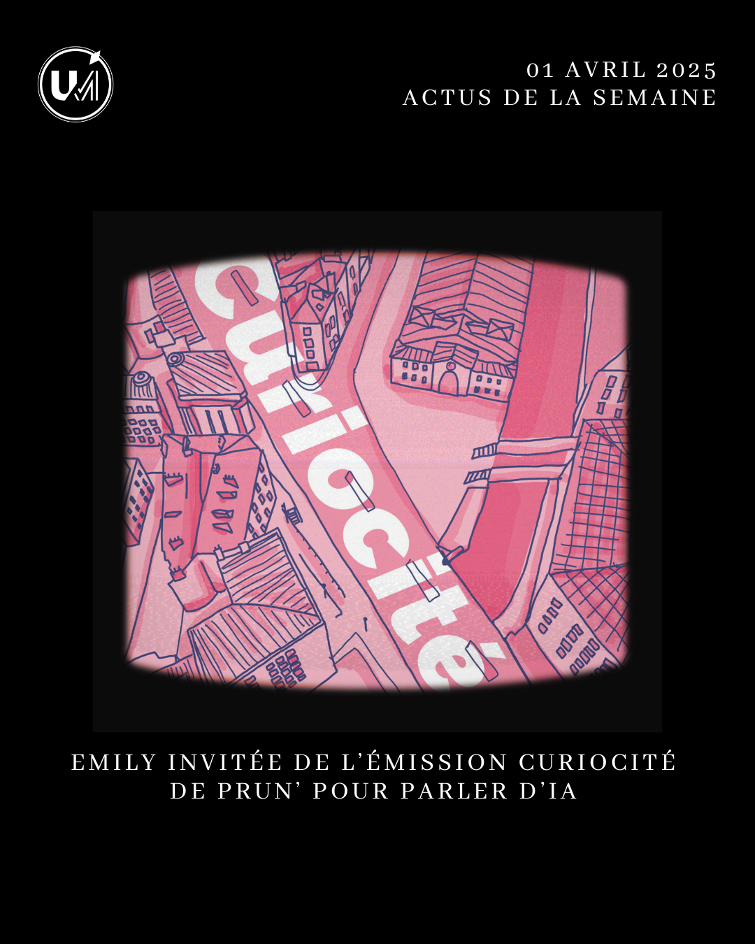 Emily Gonneau et « The Maze » sur un podcast