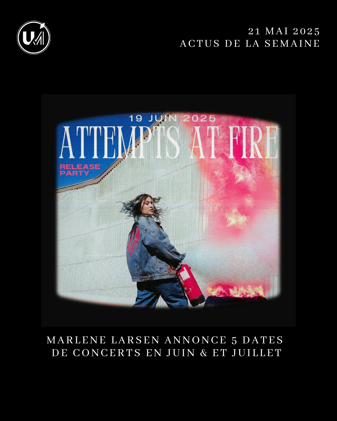 Marlene Larsen annonce 5 concerts !